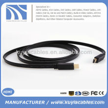 5FT High Speed ​​Flat HDMI Kabel 1.4 Mit Ethernet 1080p und 3D Unterstützung